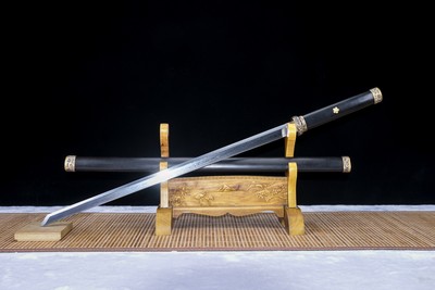 唐草唐刀花纹钢款