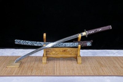 龙魂武士刀T10烧刃