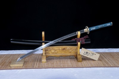 竹魂武士刀 花纹钢烧刃