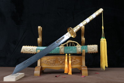 浮龙康熙宝刀 绿鱼皮款