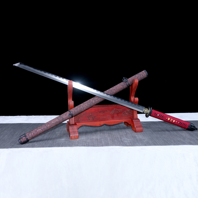 龙纹唐刀花纹钢烧刃760