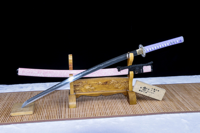 浪影武士刀 花纹钢烧刃